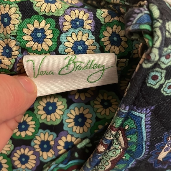 Vera Bradley Tote/Handbag 2009 Holiday Blue Rhapsody - Picture 7 of 8